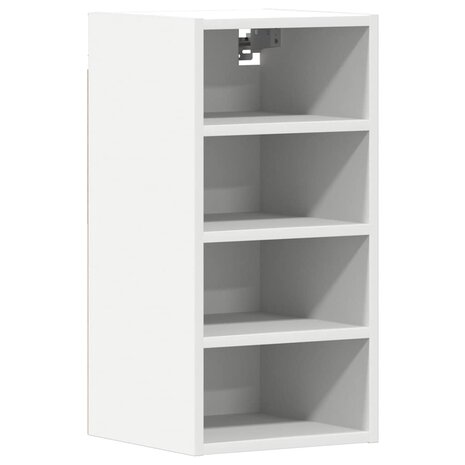Hangkast 30x29,5x60 cm bewerkt hout wit 2