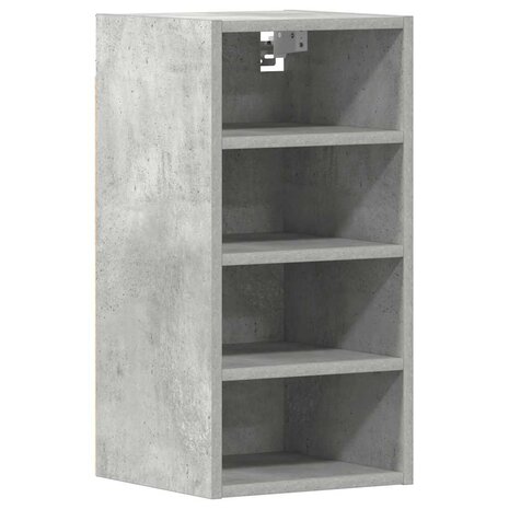 Hangkast 30x29,5x60 cm bewerkt hout betongrijs 2