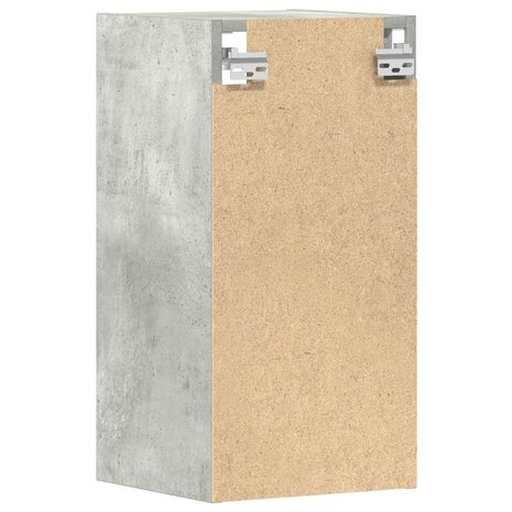 Hangkast 30x29,5x60 cm bewerkt hout betongrijs 6