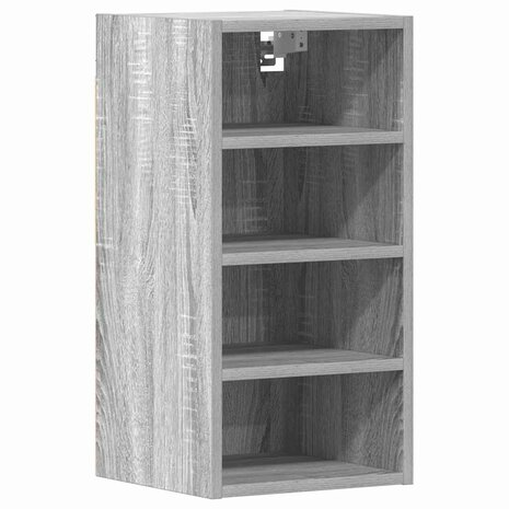 Hangkast 30x29,5x60 cm bewerkt hout grijs sonoma eikenkleurig 2