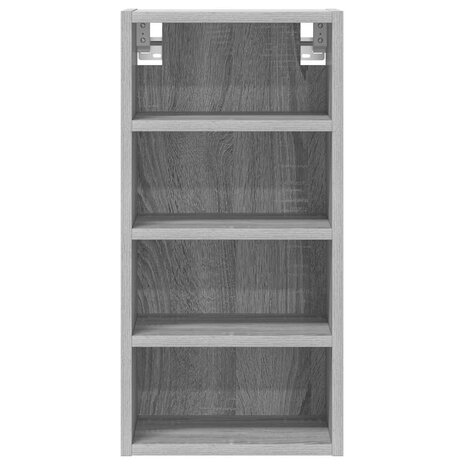 Hangkast 30x29,5x60 cm bewerkt hout grijs sonoma eikenkleurig 4