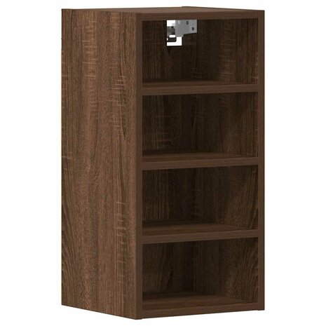 Hangkast 30x29,5x60 cm bewerkt hout bruin eikenkleur 2