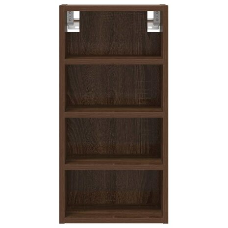 Hangkast 30x29,5x60 cm bewerkt hout bruin eikenkleur 4