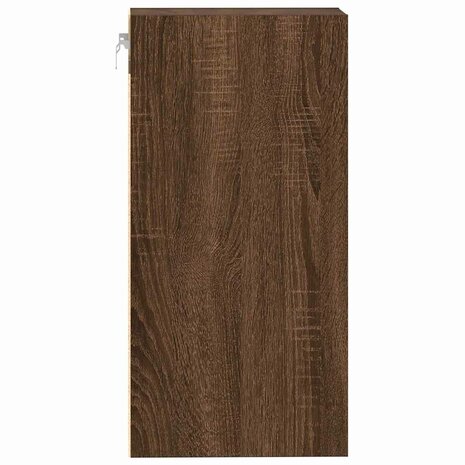 Hangkast 30x29,5x60 cm bewerkt hout bruin eikenkleur 5