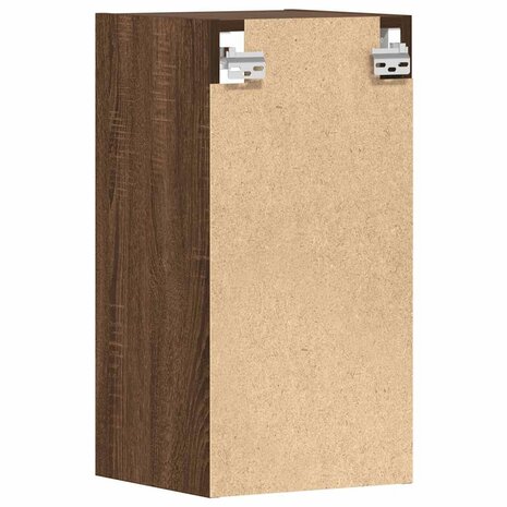 Hangkast 30x29,5x60 cm bewerkt hout bruin eikenkleur 6