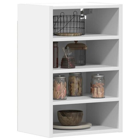 Hangkast 40x29,5x60 cm bewerkt hout wit 1