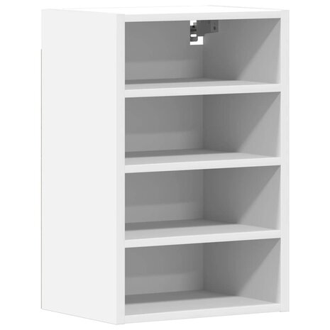 Hangkast 40x29,5x60 cm bewerkt hout wit 2