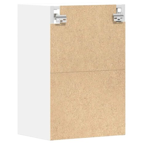Hangkast 40x29,5x60 cm bewerkt hout wit 6