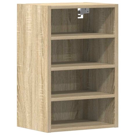 Hangkast 40x29,5x60 cm bewerkt hout sonoma eikenkleurig 2