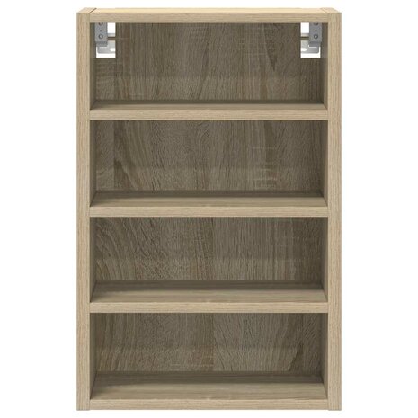 Hangkast 40x29,5x60 cm bewerkt hout sonoma eikenkleurig 4