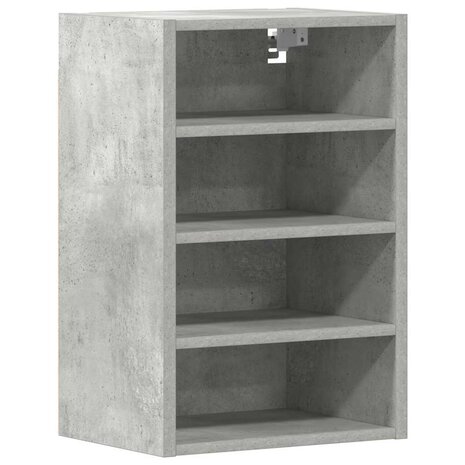 Hangkast 40x29,5x60 cm bewerkt hout betongrijs 2