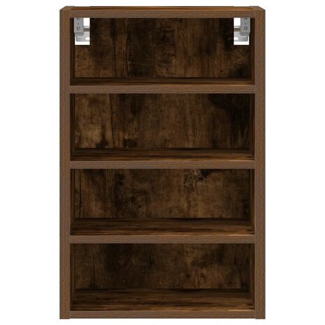 Hangkast 40x29,5x60 cm bewerkt hout gerookt eikenkleurig 4