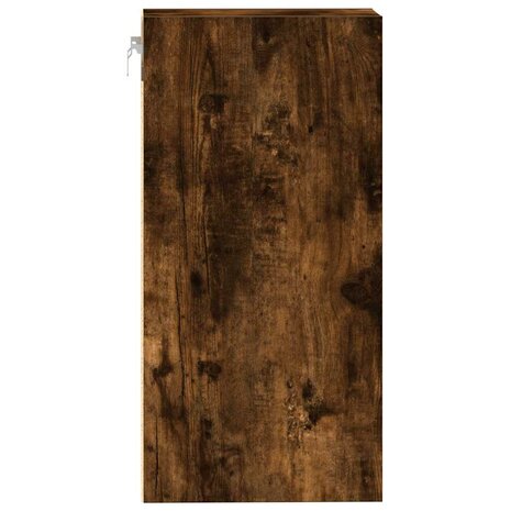 Hangkast 40x29,5x60 cm bewerkt hout gerookt eikenkleurig 5