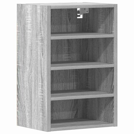 Hangkast 40x29,5x60 cm bewerkt hout grijs sonoma eikenkleurig 2