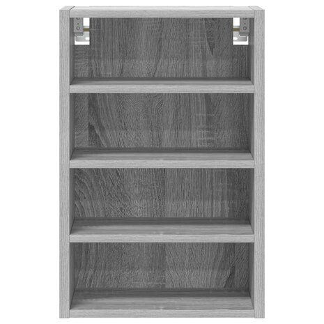 Hangkast 40x29,5x60 cm bewerkt hout grijs sonoma eikenkleurig 4