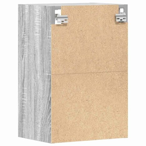 Hangkast 40x29,5x60 cm bewerkt hout grijs sonoma eikenkleurig 6
