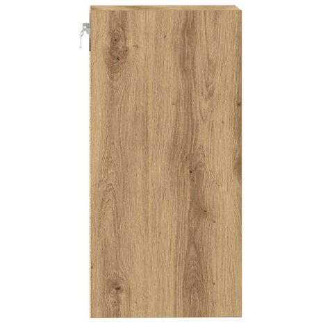Hangkast 40x29,5x60 cm bewerkt hout artisanaal eikenkleur 5