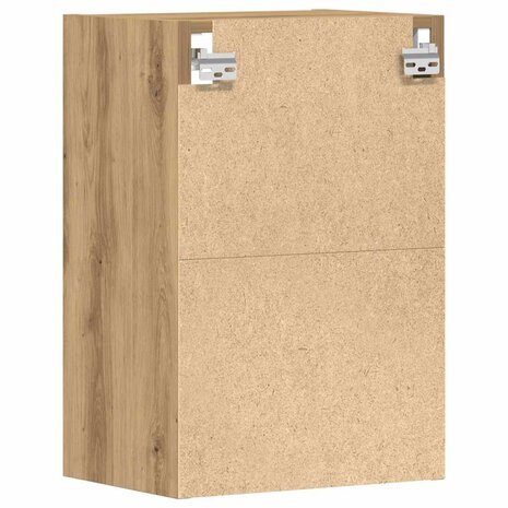 Hangkast 40x29,5x60 cm bewerkt hout artisanaal eikenkleur 6