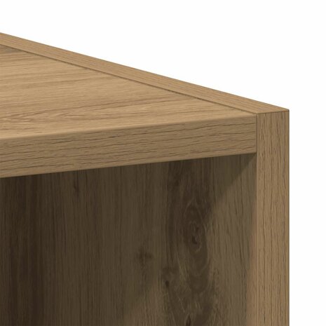 Hangkast 40x29,5x60 cm bewerkt hout artisanaal eikenkleur 7