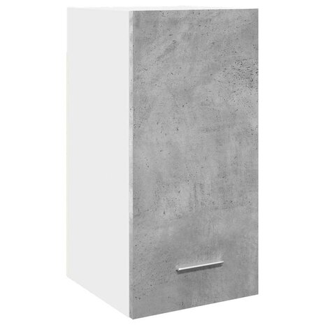 Hangkast 30x31x60 cm bewerkt hout betongrijs 2