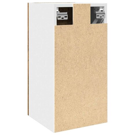 Hangkast 30x31x60 cm bewerkt hout oud houtkleurig 7