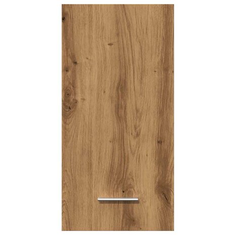 Hangkast 30x31x60 cm bewerkt hout artisanaal eikenkleur 4