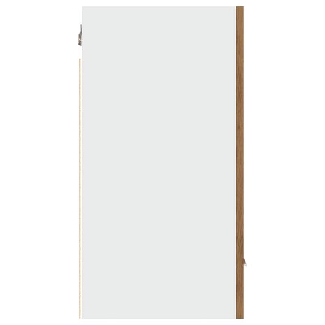 Hangkast 30x31x60 cm bewerkt hout artisanaal eikenkleur 6