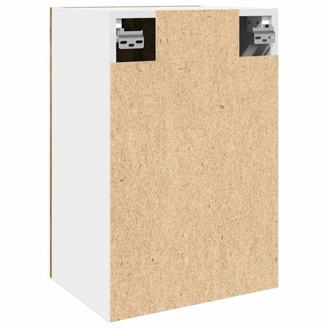 Hangkast 40x31x60 cm bewerkt hout oud houtkleurig 7