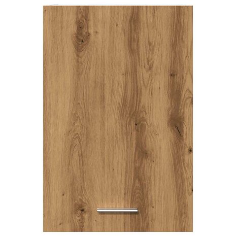 Hangkast 40x31x60 cm bewerkt hout artisanaal eikenkleur 4
