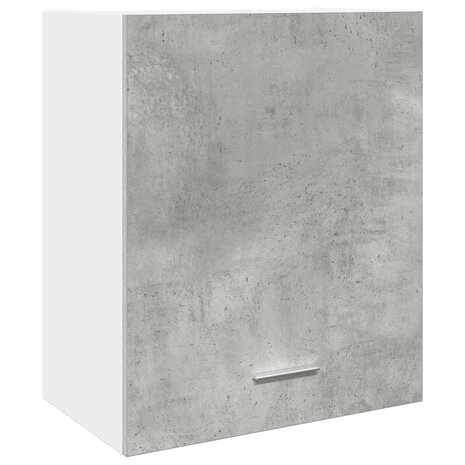 Hangkast 50x31x60 cm bewerkt hout betongrijs 2