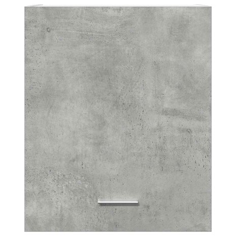 Hangkast 50x31x60 cm bewerkt hout betongrijs 4