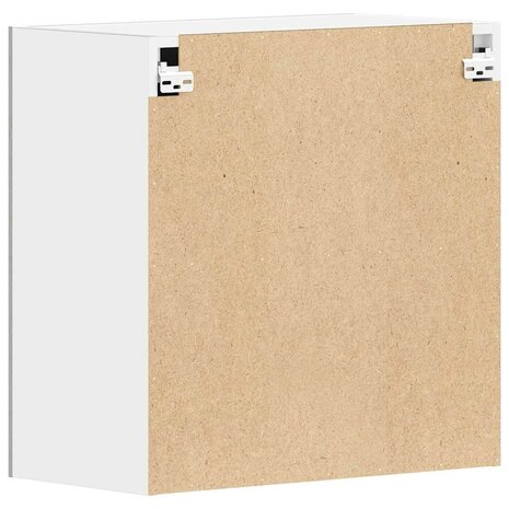 Keukenwandkast 60x31x60 cm spaanplaat betongrijs 8