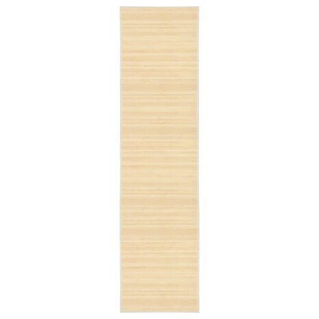 Tapijt 80x300 cm bamboe naturel 1
