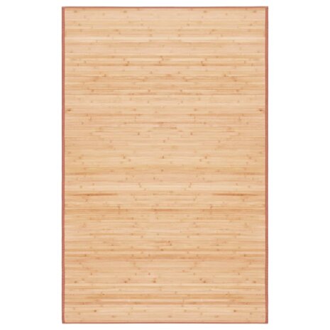 Tapijt 100x160 cm bamboe bruin 1