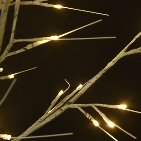 Kerstboom wilg met 140 warmwitte LED&apos;s binnen en buiten 1,5 m 4