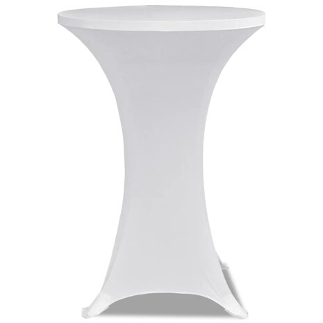 Statafelhoes Stretch Ø80cm Wit (2 stuks) 3