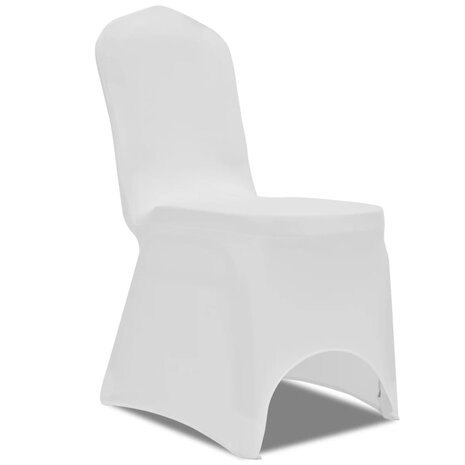 Stoelhoezen stretch wit 100 st 1