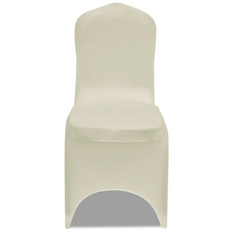 Stoelhoezen  stretch 18 st crème 3