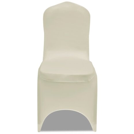 Stoelhoezen stretch 30 st crème 3
