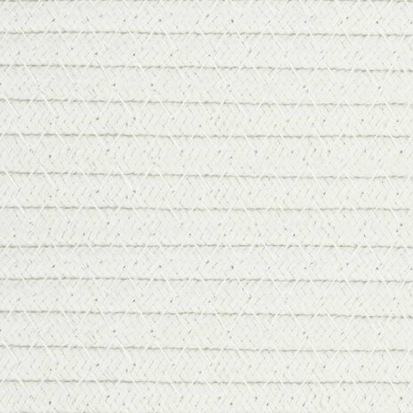 Opbergmand Ø 49x65 cm katoen grijs en wit 8