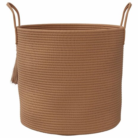 Opbergmand Ø 40x35 cm katoen bruin 4