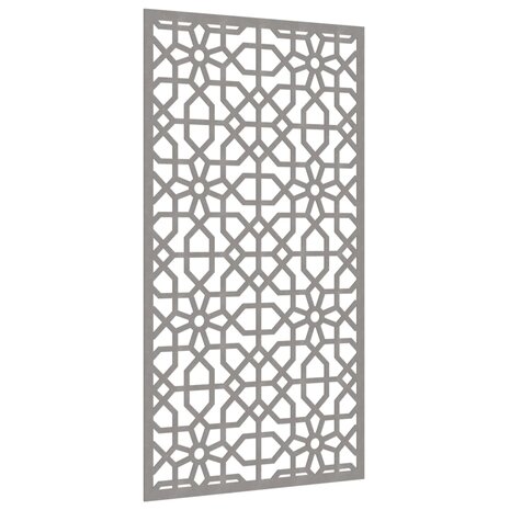Wanddecoratie tuin Moors ontwerp 105x55 cm cortenstaal 3