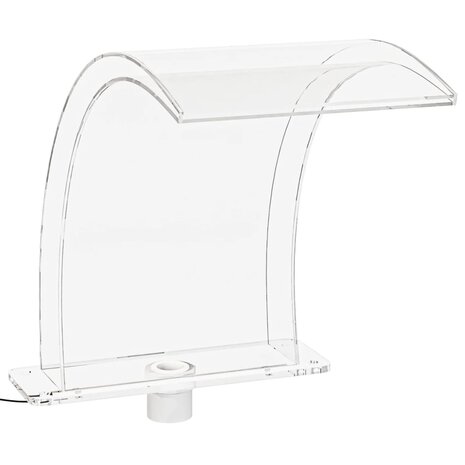 Zwembadfontein met RGB LED&apos;s 50 cm acryl 6