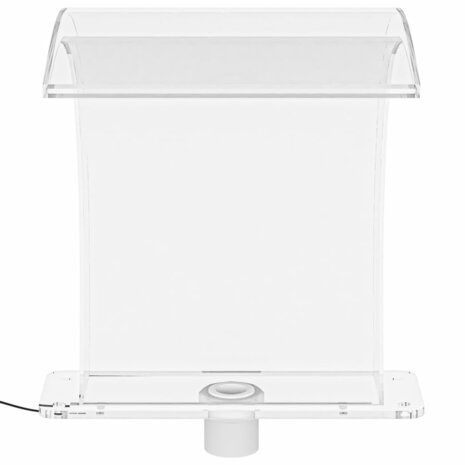 Zwembadfontein met RGB LED&apos;s 50 cm acryl 7