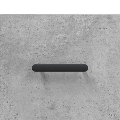 Hoge kast 69,5x31x115 cm bewerkt hout betongrijs 9