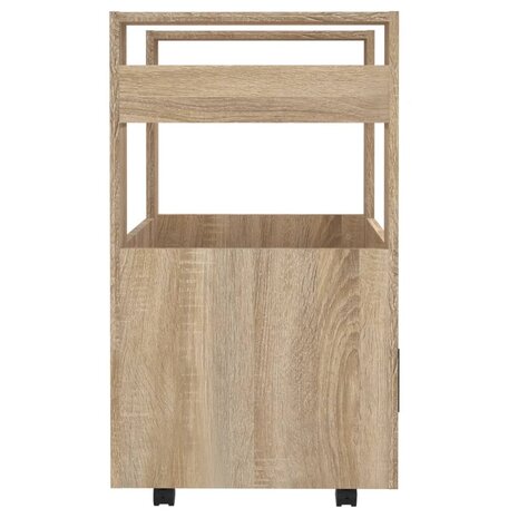 Keukentrolley 60x45x80 cm bewerkt hout sonoma eikenkleurig 7