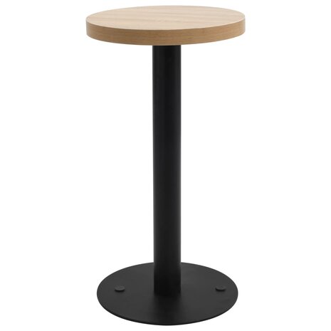 Bistrotafel 40 cm MDF lichtbruin 1