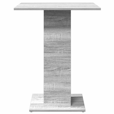 Bistrotafel 60x60x75 cm bewerkt hout grijs sonoma eikenkleurig 5