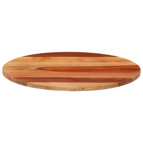 Tafelblad rond 15-16 mm 40 cm massief acaciahout 6