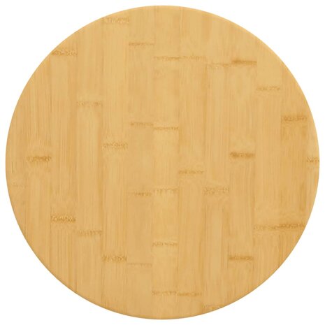 Tafelblad Ø 50x1,5 cm bamboe 1